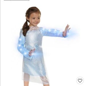 Frozen 2 Elsa Black Sea Dress - lights & sound